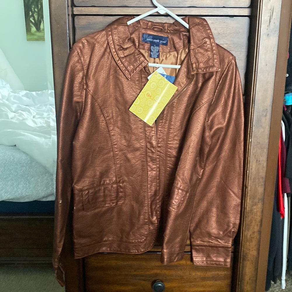 Pleather jacket